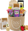 Toy Bin and Treats for Two Holiday Dog & Owner Gift
