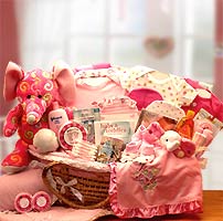 Precious Petals Deluxe Moses Carrier - Pink