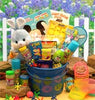 Little Bunny Blue Easter Fun Pail