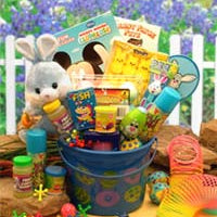 Little Bunny Blue Easter Fun Pail
