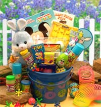 Little Bunny Blue Easter Fun Pail