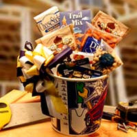 Men At Work Gift Basket w/ 25.00 Lowes gift card
