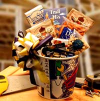 Men At Work Gift Basket w/ 25.00 Lowes gift card