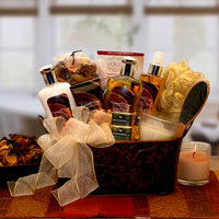 Caramel & Crème Bliss Spa Gift Basket