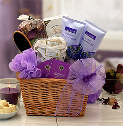 Lavender Relaxation Spa Gift Basket