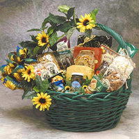 Sunflower Treats Gift Basket - Medium