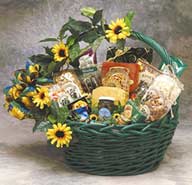 Sunflower Treats Gift Basket - Medium