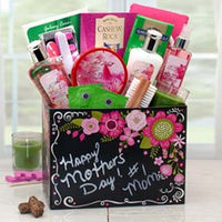Happy Mothers Day Spa Gift Box w/ Exotic Lily
