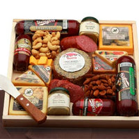 Deluxe Meat & Cheese Lovers Sampler Tray