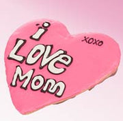 I Love Mom Giant Frosted Cookie