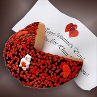 Happy Valentines Giant fortune Cookie
