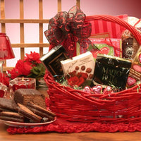 I'm Sweet on You valentines Chocolates Gift Basket